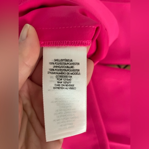 Alice + Olivia Wide-leg trousers. Color hot Pink. Size 4 . - Picture 11 of 12